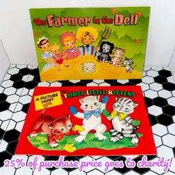 Two Children’s Activity Color Books