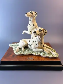 Giuseppe Armani Florence Pair Of Dalmatians Figurine