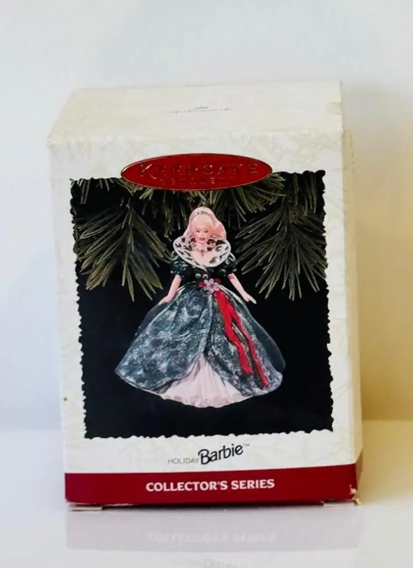 Hallmark Keepsake Ornament Holiday Barbie Collector Series 1995 New in Box