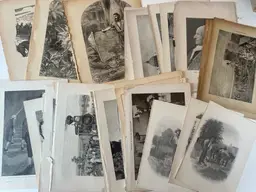 100 Antique Book Page Prints. 1800s-1900s Ephemera. Lithographs, Engravings, Graphics, Crafting, Scrapbooking, Bulk #3