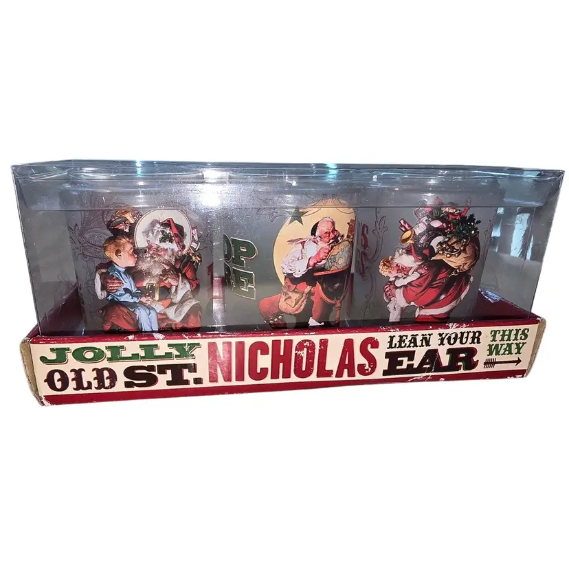 Jolly Old St. NIcholas Holiday Votives - Sylvestri