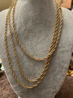 Vintage Rope Necklace
