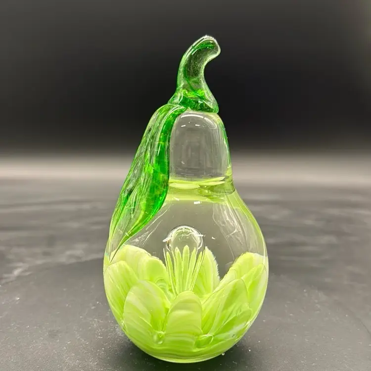 Vintage Joe St. Clair  Pear  Paperweight