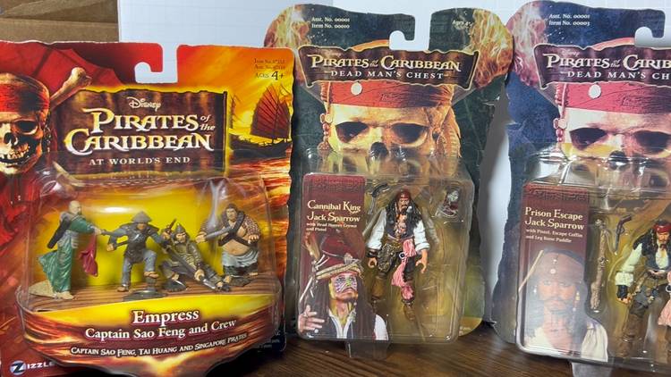 Lot Of 5 Disneys Pirates Of The Caribbean Action Figures
