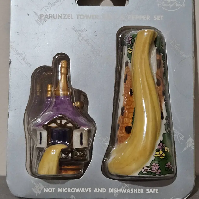 Disney Parks Tangled Rapunzel Tower Salt And Pepper Shakers