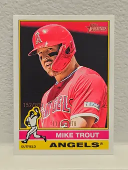 2025 Toppe Heritage Mike Trout Bicentennial 152/200