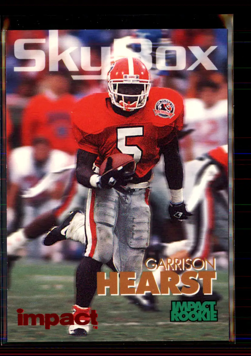 Garrison Hearst 1993 SkyBox Red Impact Rookie #363 - Arizona Cardinals - (146-86)