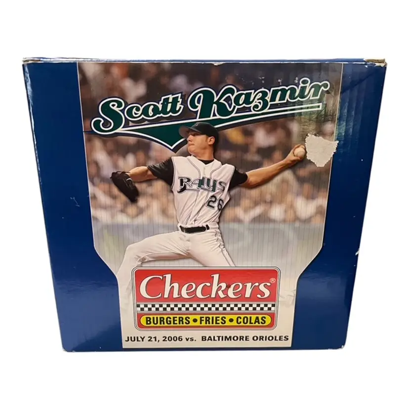 Scott Kazmir Tampa Bay Rays 2006 Checkers Figurine Giveaway New In Box