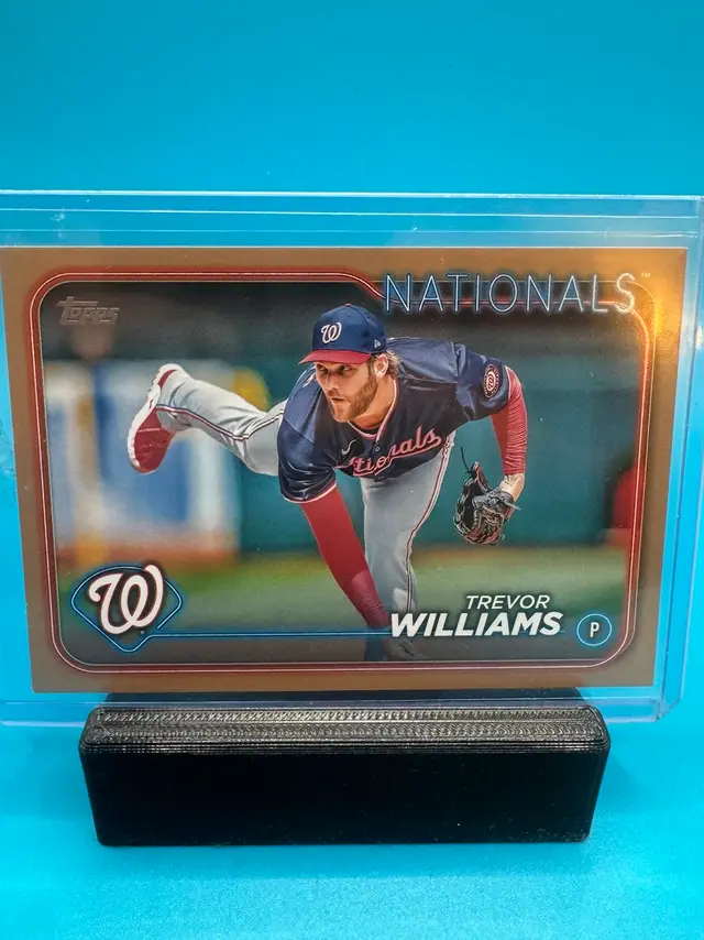Trevor Williams Topps Update Gold /2024 Washington Nationals