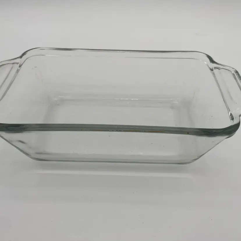 Clear Glass 9"x5"x2.75" Loaf Pan - Unmarked