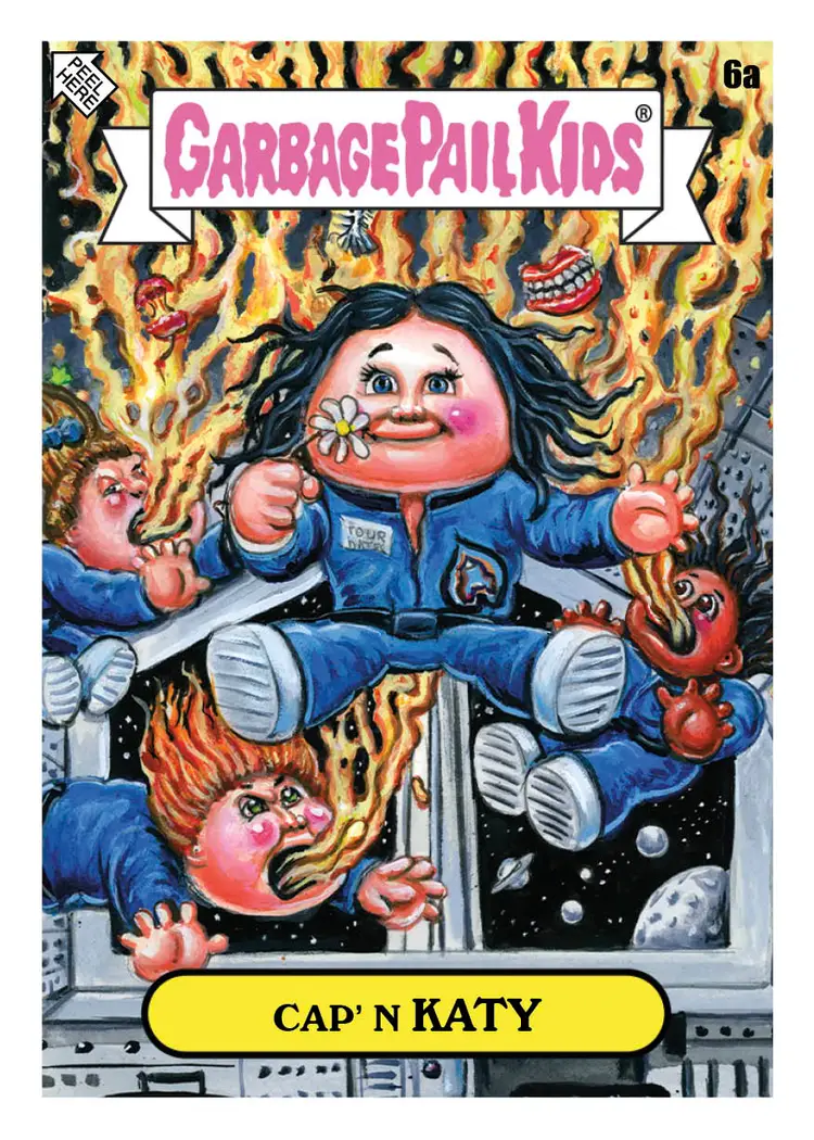 2025 Topps Garbage Pail Kids: Media Menace Cap' N KATY