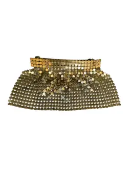 Vintage Gold Mesh Barrette (A7865)