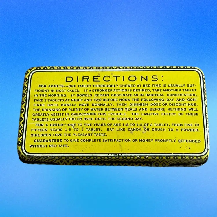 Pinex Laxative Tin