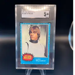 1977 Topps Luke Skywalker #1 SGC 5