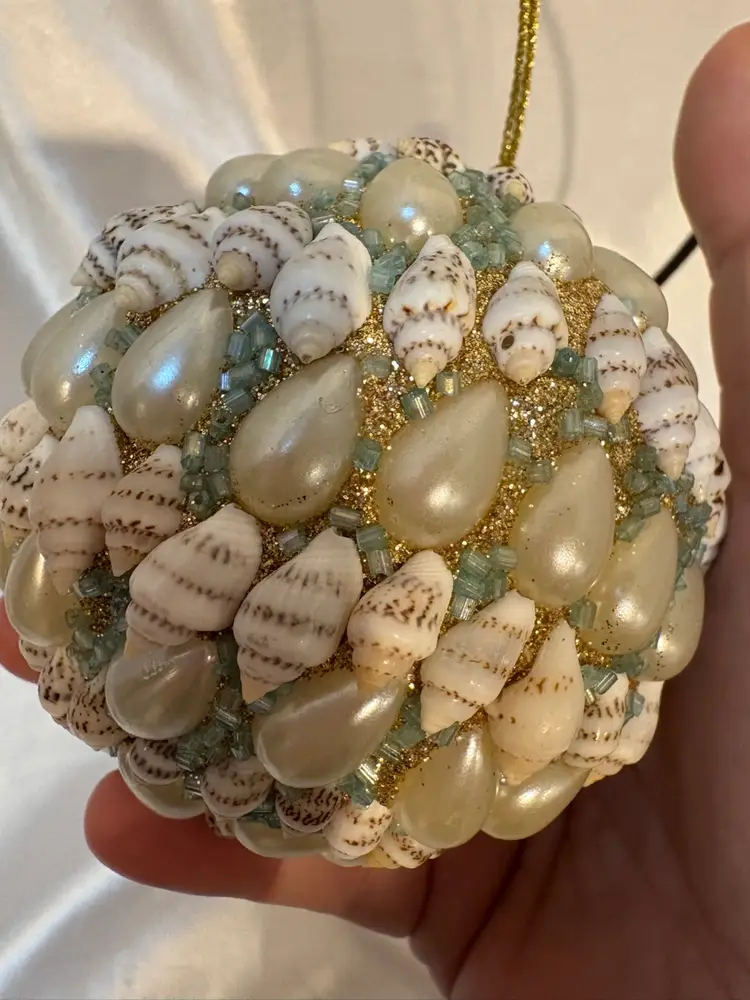 Beautiful Shells Beads Christmas Ornament