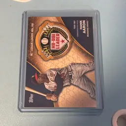 Hank Aaron 2023 Manufactured Patch RBI Leader -1957