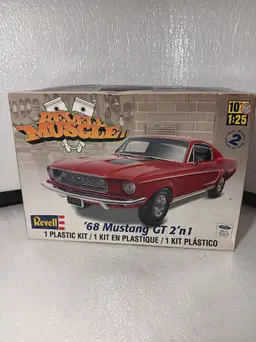 68 mustang gt 2 in 1 model car