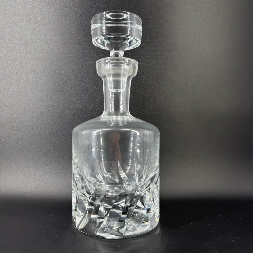 Ravenscroft Crystal Clear Decanter Signed “Ravenscroft”