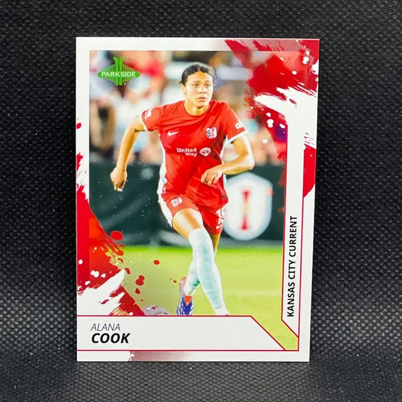 Alana Cook 2024 Parkside NWSL Vol 2 Traded Short Print KC Current Soccer Card
