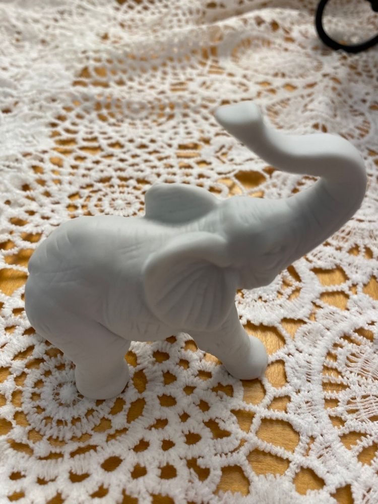 RARE! ROSENTHAL-HAUS BISQUE PORCELAIN ELEPHANT