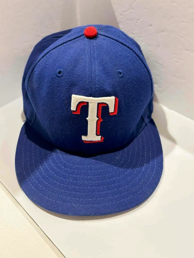 Texas Rangers New Era 59Fifty Hat Size (7 1/8”) Fitted Cap MLB Blue On-Field