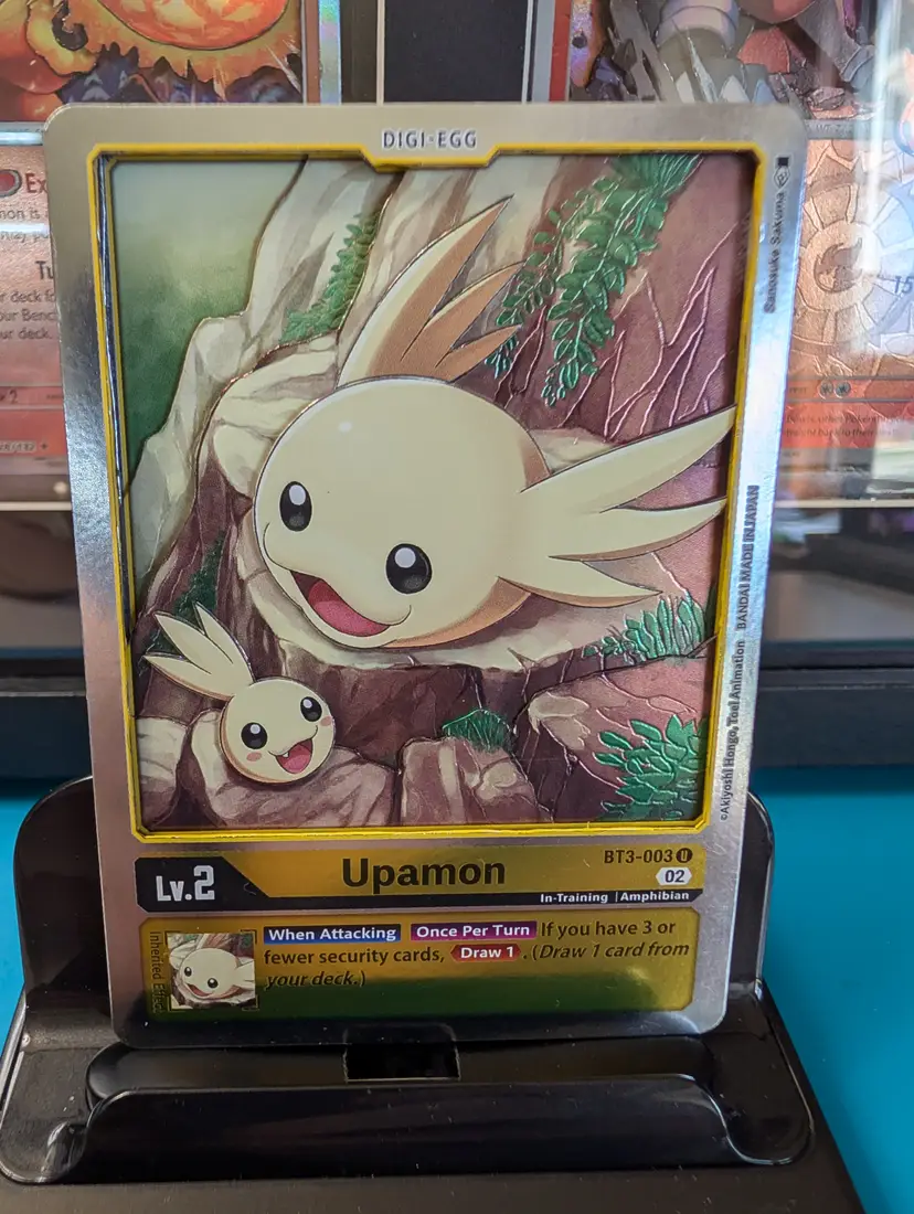 Upamon custom 3d art card