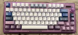 CannonKeys Sat 75X Octo Purple (fully built)