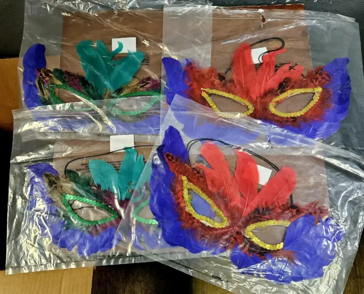 Halloween Lot Decorations Masks Headbands Sunglasses Vintage  NWT  Pre-owned