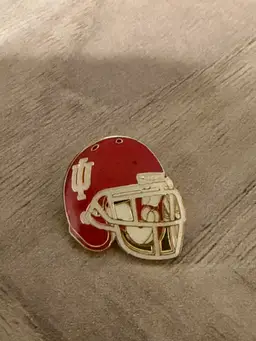 Indiana University Football Helmet Pin