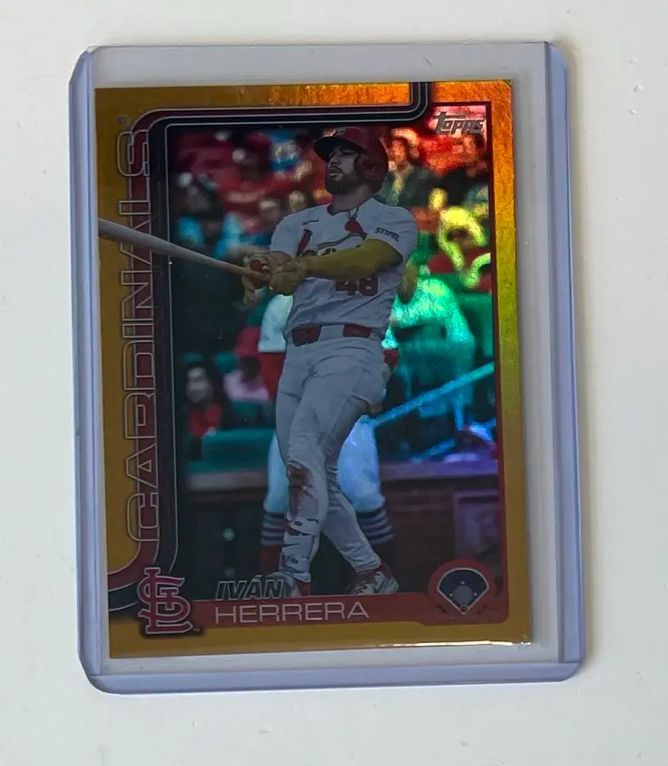 Ivan Herrera Gold Rainbow Foil /50 St. Louis Cardinals