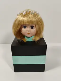 #15 Starchild porcelain doll head DIY night light just add lights