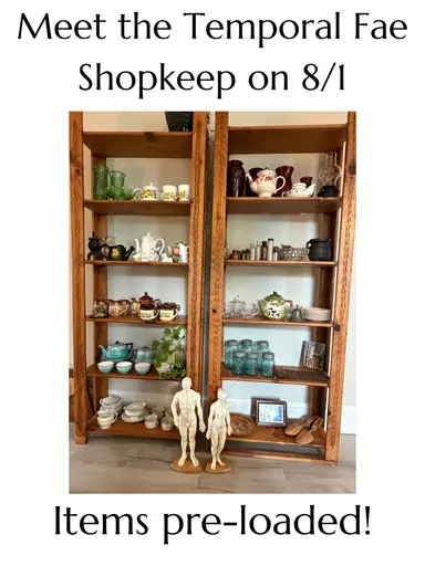 Welcome to the Temporal Fae Shop’s FIRST AUCTION!
