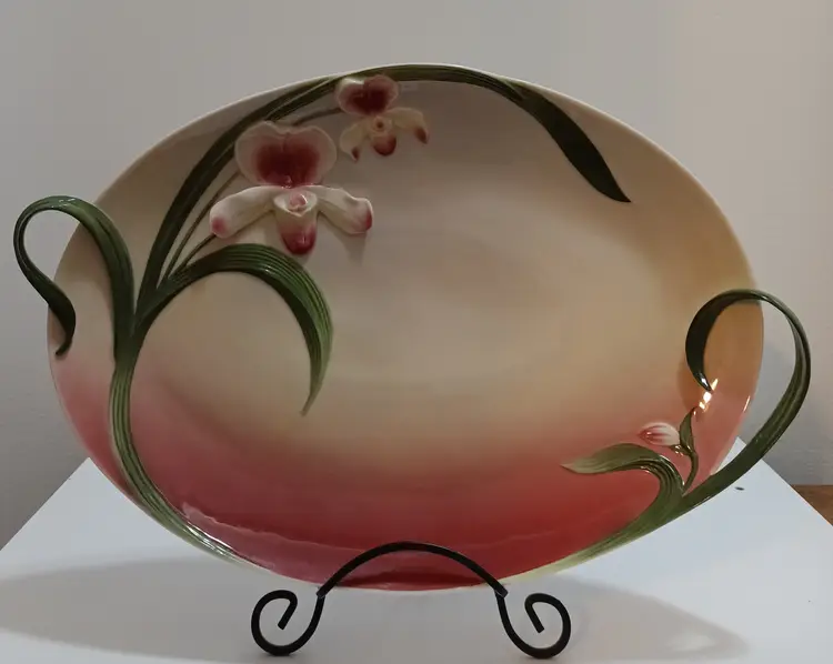 Exquisite Franz Ladies Slipper Platter