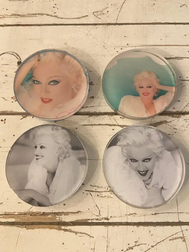 Madonna Bedtime Stories Coaster Set with holder