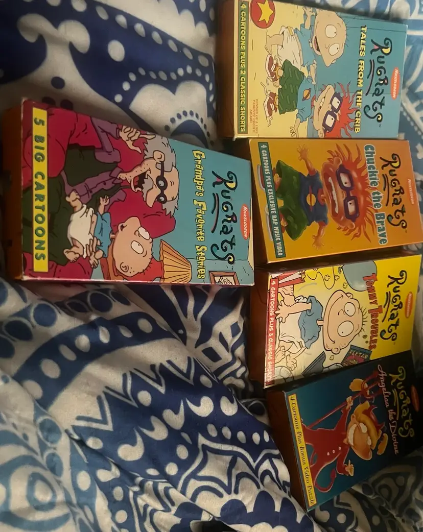 Lot Of Five Rugrats VHS