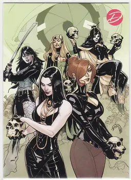 Marvel Dangerous Divas : Series 2 Promo Card P1 Rittenhouse 2014