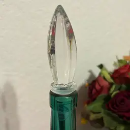 Crystal Finial Design Wine Stopper