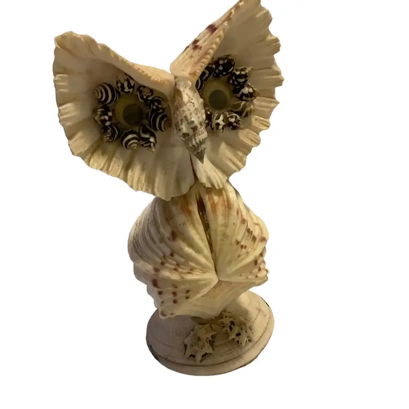 #09  Insanely Cute Shelby Owl 🦉 Made From Seashells 🐚 It Has Googly Eyes