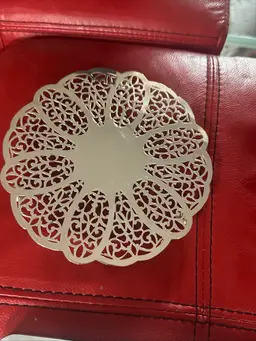 Trivet Silver Plated Footed WM Rogers 76   6.5” Vintage