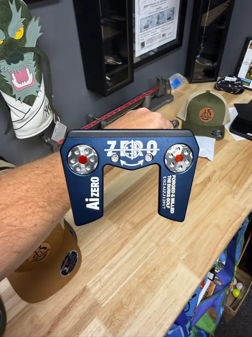 Brand New Burke Ai Zero Torque 34 Inch Putter! $499 Retail