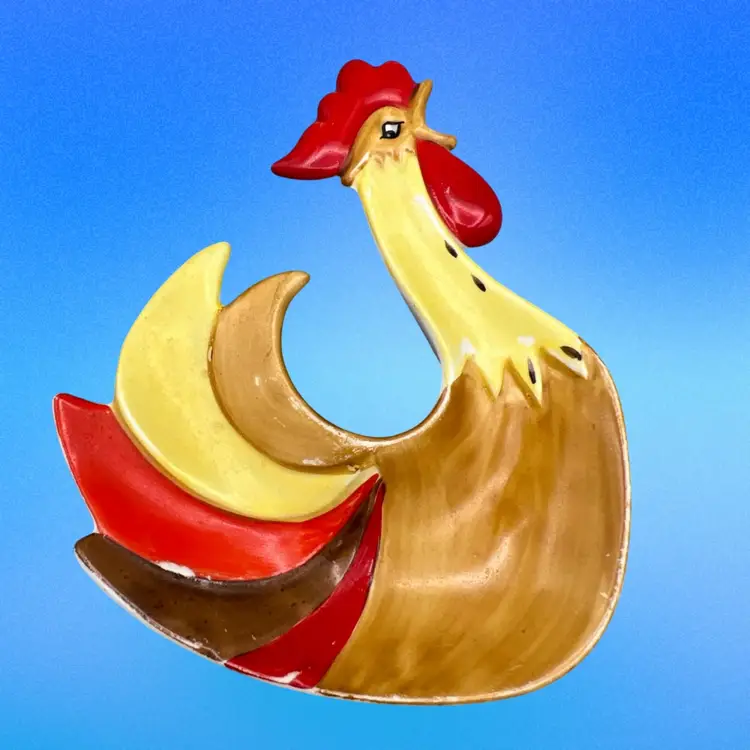 3 Holt Howard Coq Rouge Rooster HH Nut/Salt Bowls Dishes