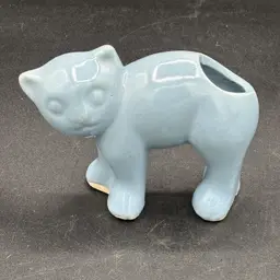 Vintage planter - Morton blue cat