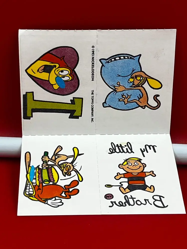 1993 Topps Nicketoons Tattoos #3 /2