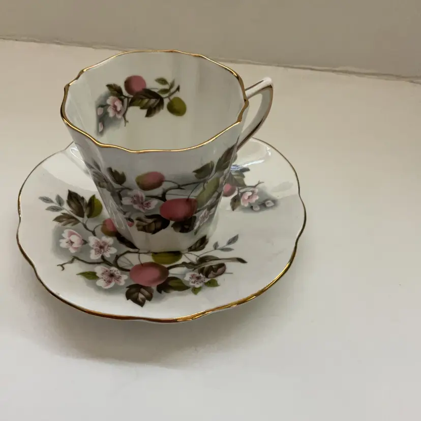 Lefton Floral and Fruit Teacup