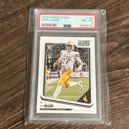 2018 Josh Allen RC PSA 8 - Buffalo Bills