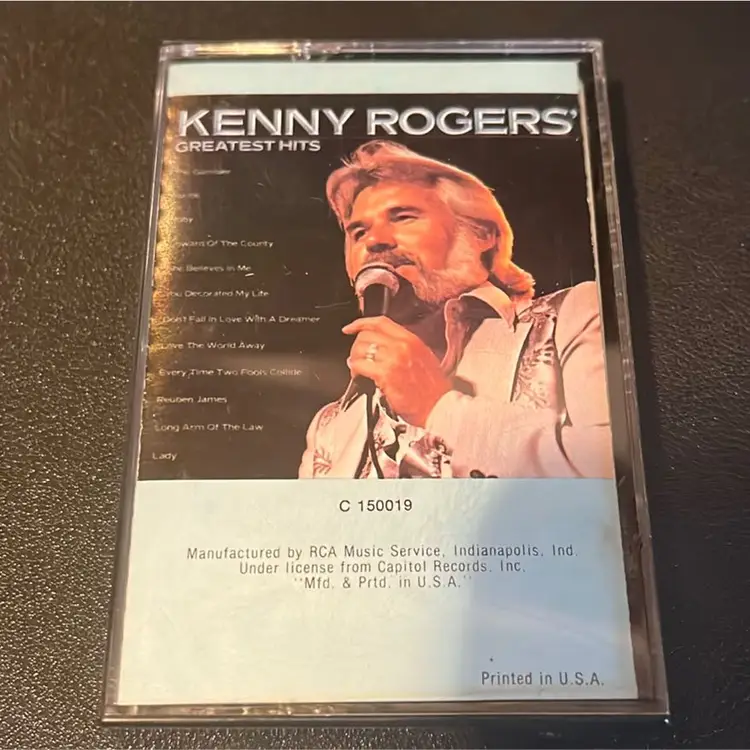 Kenny Rogers Greatest Hits Cassette