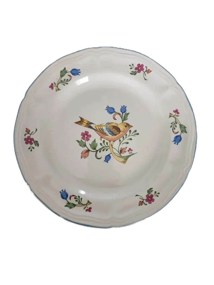 40-Tienshan Stoneware Aviary Dessert Plate 8 Inches