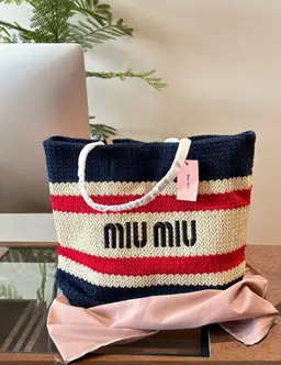 #15 - GWP/VIP MIU MIU RED MULTI COLOR TOTE