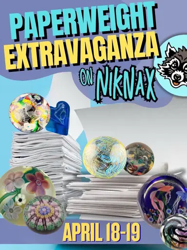 Paperweight Extravaganza W/ Vintage & Vino On Niknax.net