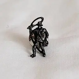 Necktie Pin in the Shape of a Fisherman